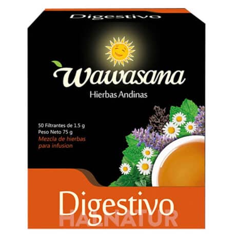 Digestivo Wawasana 50 Filtrantes Vitalow