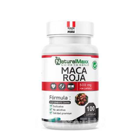 Maca roja 100 capsulas naturalmaxx