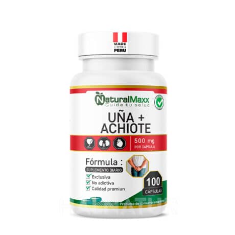 Uña de gato + achiote 100 capsulas naturalmaxx