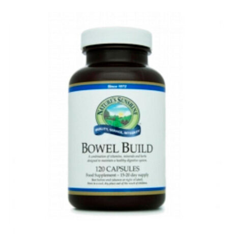 bowel build nf 120 capsulas natures sunshine