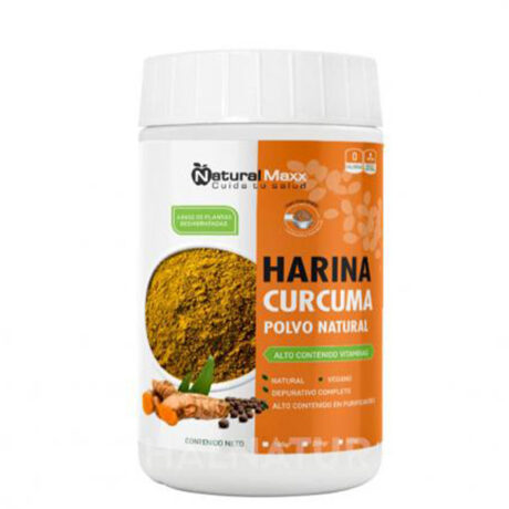 Harina de cúrcuma naturalmaxx pote 200gr