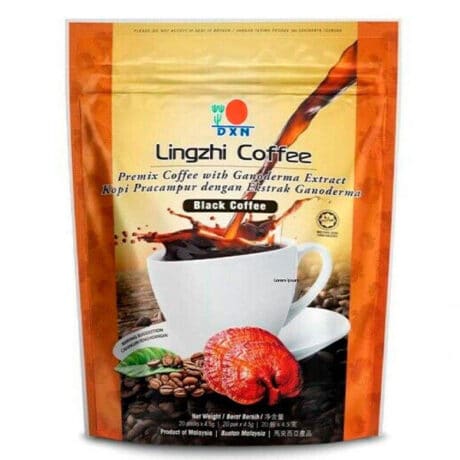 Lingzhi black coffee 2 en 1 cafe ganoderma