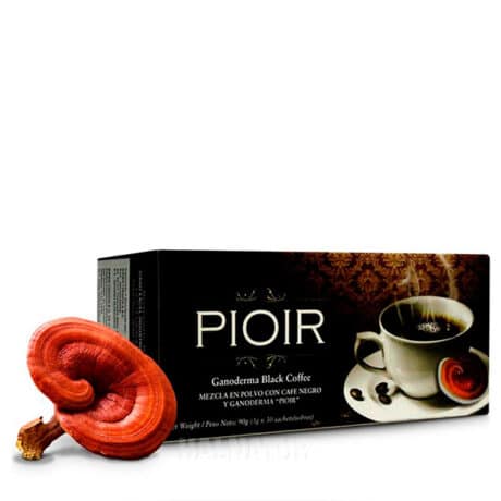 Pioir black coffee 2 en 1 cafe ganoderma