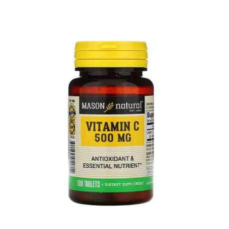 Vitamina C-500 mg Mason natural 100 tabletas