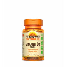 Vitamina D3 1000UI sundown natural 200 softgels