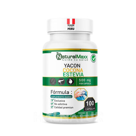 Yacon cocona estevia maxx 100 capsulas