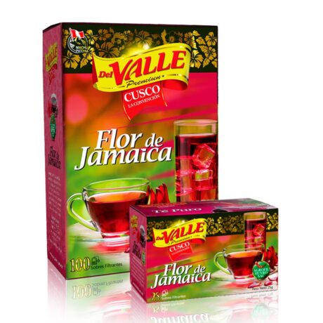 flor de Jamaica infusión filtrantes del valle