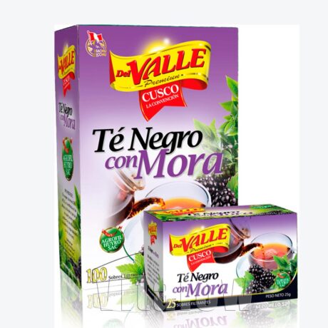 te negro con mora del valle