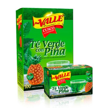 Te verde Piña del valle filtrantes