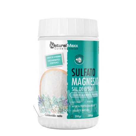 sulfato de magnesio salde epsom naturalmaxx