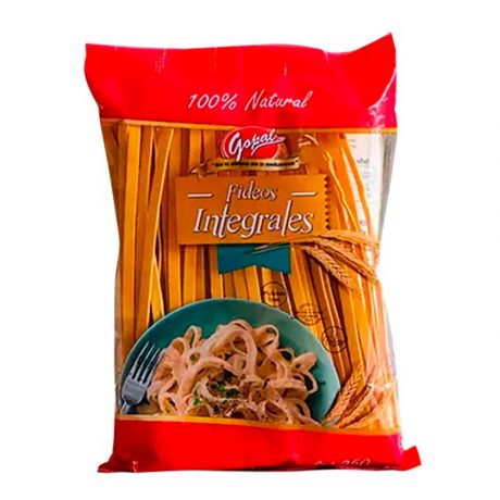 Fideos integrales sabor pimentón gopal 200 gr