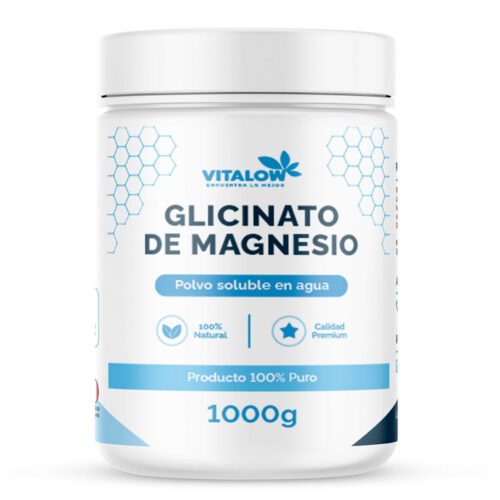 glicinato de magnesio frasco vitalow 1kg