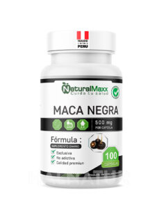 Maca negra 500 mg 100 capsulas naturalmaxx