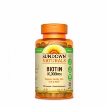 Biotin 10000 mcg  sundown natural 120 capsulas