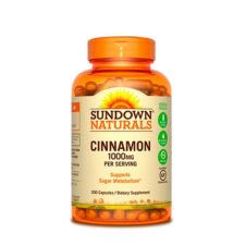 Cinnamon 1000mg sundown natural 200 capsulas
