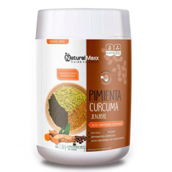 Curcuma + piemienta negra + jenjibre naturalmaxx