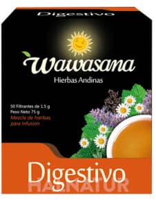Digestivo wawasana 50 filtrantes