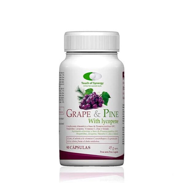 Grape & pine 90 capsulas touch synergy