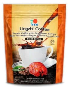 Lingzhi black coffee 2 en 1 cafe ganoderma
