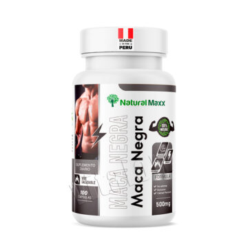 Maca negra 500 mg 100 capsulas naturalmaxx nueva presentacion