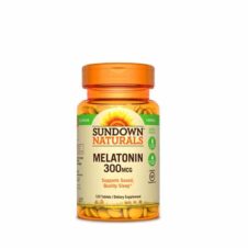 Melatonina 300 mcg sundown natural 120 tabletas