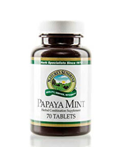 PAPAYA MINT 70 capsulas natures sunshine