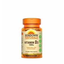 Vitamina D3 1000UI sundown natural 120 tabletas