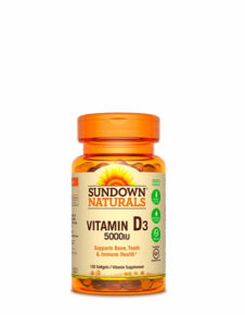 Vitamina D3 5000UI sundown natural 150 softgels