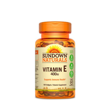Vitamina E 400UI softgels sundown natural 100 softgels