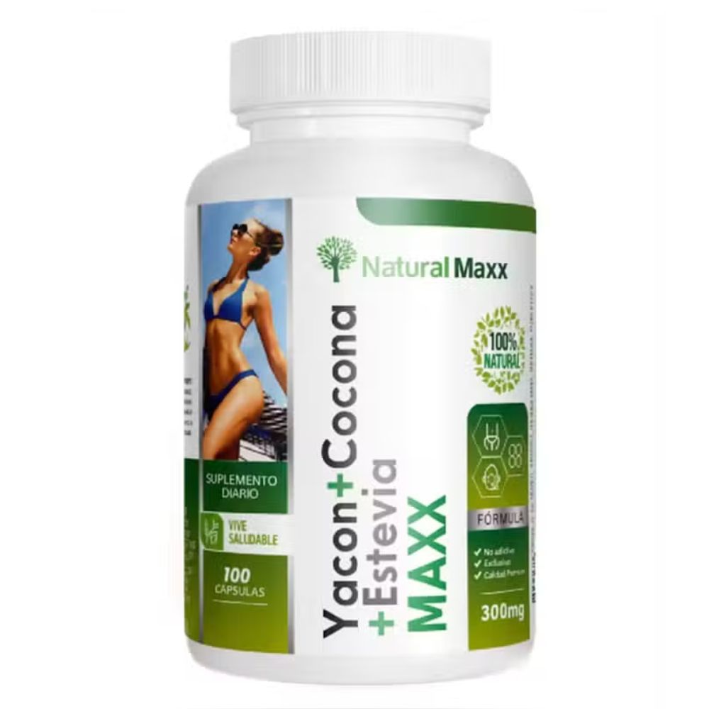 Yacon cocona estevia maxx 100 capsulas