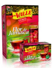 flor de Jamaica infusión filtrantes del valle
