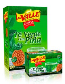 Te verde Piña del valle filtrantes