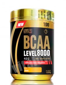bcaa level 8000 sabor naranja proteina
