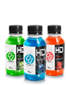 bebidas energizantes adn orange, green,blue
