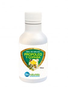 miel de abeja propóleo y copaiba bionaturista jarabe 200 ml