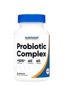 Probiotic complex 50 Billones de cepas Nutricost 60 Capsulas