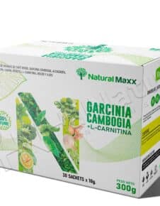 garcinia cambogia + cafe verde naturalmaxx caja 30 sobres