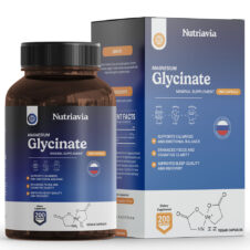 Glicinato de Magnesio Nutriavia frasco 180 capsulas
