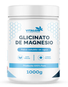glicinato de magnesio frasco vitalow 1kg