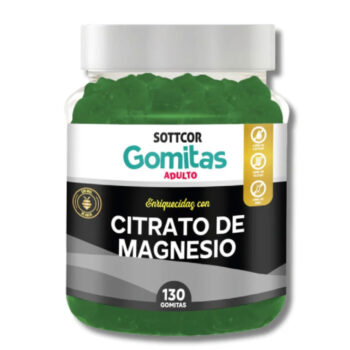 Sottcor citrato de magnesio 130 gomitas