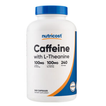 Caffeine 100mg 240 capsulas nutricost