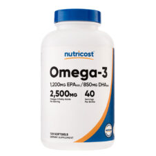 Omega 3 2500mg 120 softgel nutricost