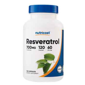 Trans Resveratrol 700mg 120 capsulas nutricost