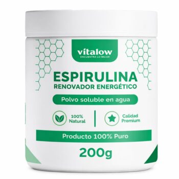 Espirulina verde frasco Vitalow